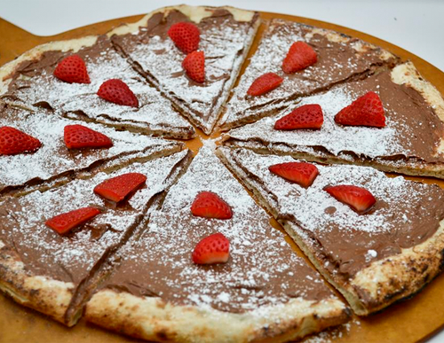 Nutella & Strawberry Pizza — desserts for catering in Los Angeles