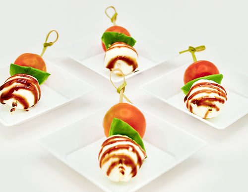 Caprese Skewers — appetizers for catering in Los Angeles