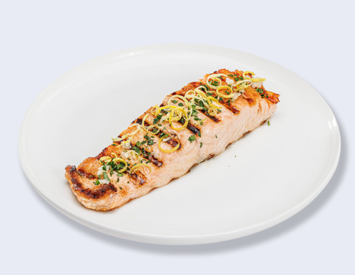 Roasted Salmon, Gremolata — sides & entrées for catering in Los Angeles