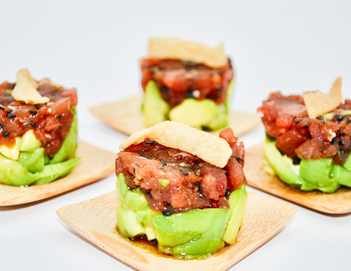Mini Tuna Tartare — appetizers for catering in Los Angeles