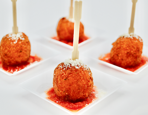 Caprese Arancini — appetizers for catering in Los Angeles